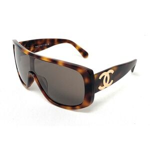 CHANEL Women's Sunglasses CH5495A 1295/3 Havana Gold Brown